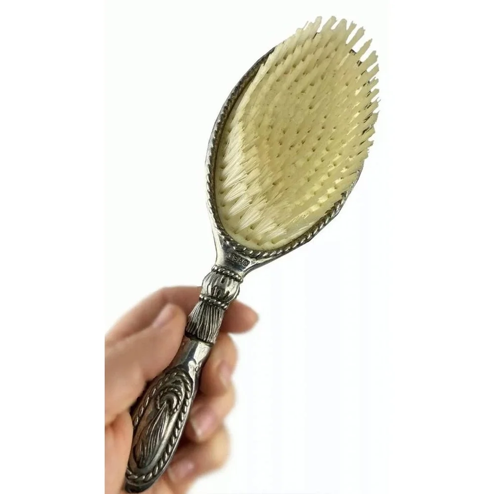 Vintage GSA Godinger Mirror & Brush Set